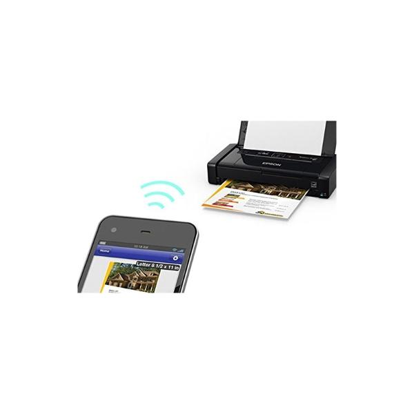 Impresora Portátil Epson WF100 Inkjet Color Usb/Wifi C11CE05302