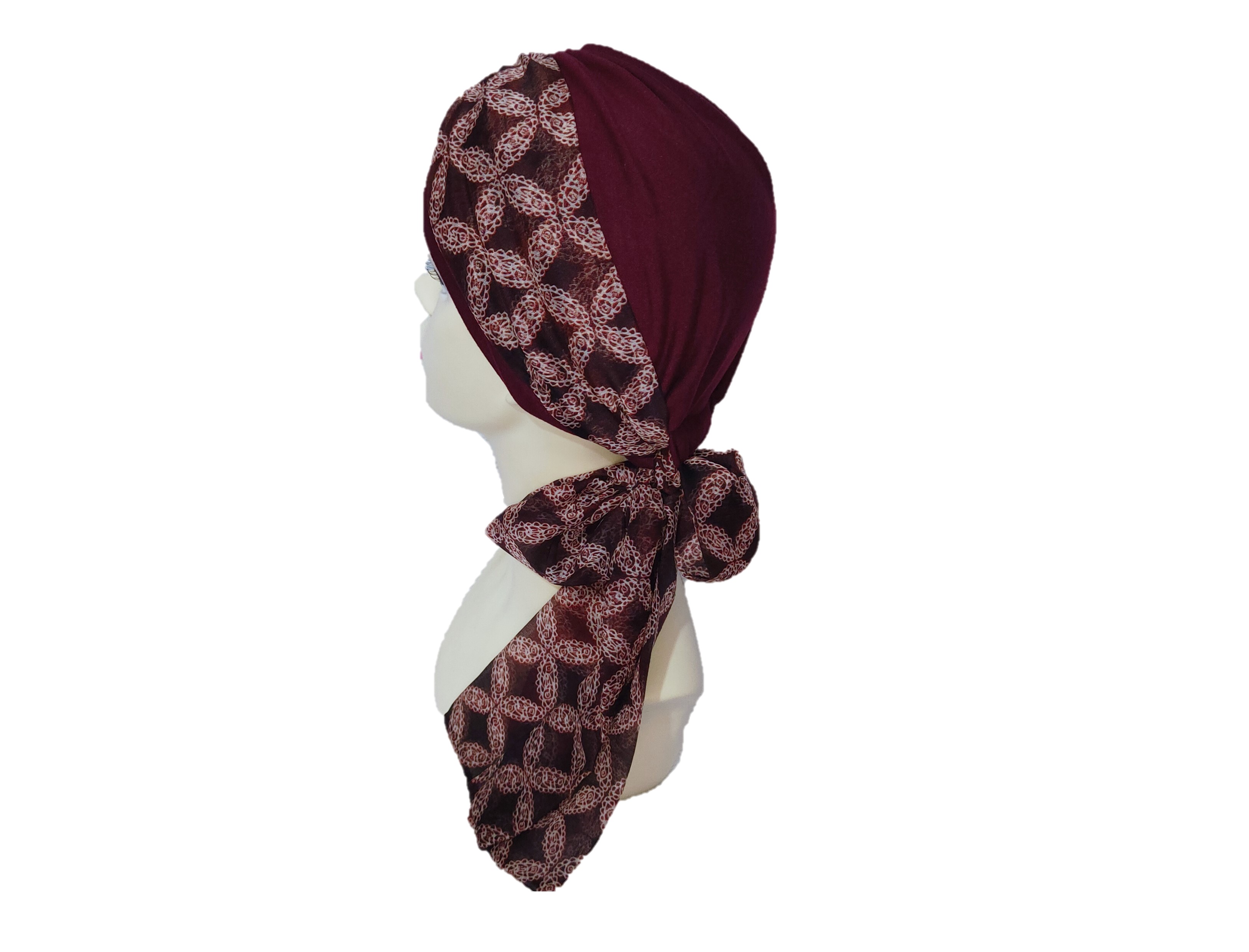 Gorros para Mujer tipo turbantes con banda de algodón seda (pack 2 piezas). Oncologicos, alopecia, restaurant, Moda.