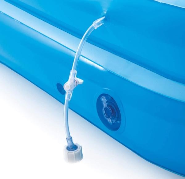 Divertida alberca con tobogan y accesorios infantil 