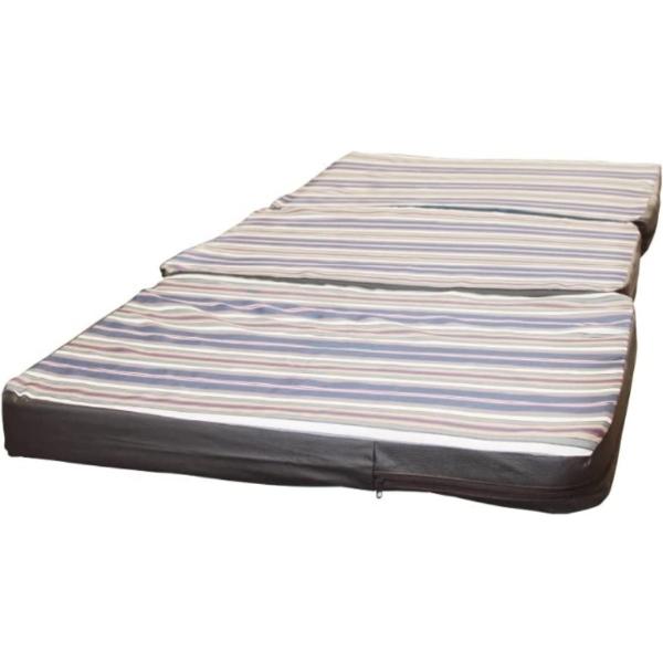 Colchon de hule espuma seccionado cama hospital