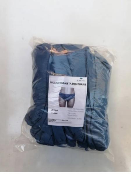 Trusa pantaleta para spa masajes desechables 10 pzas