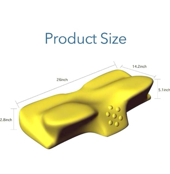 Almohada para dolor cuello cervical hombro ortopedica viscoelástica 