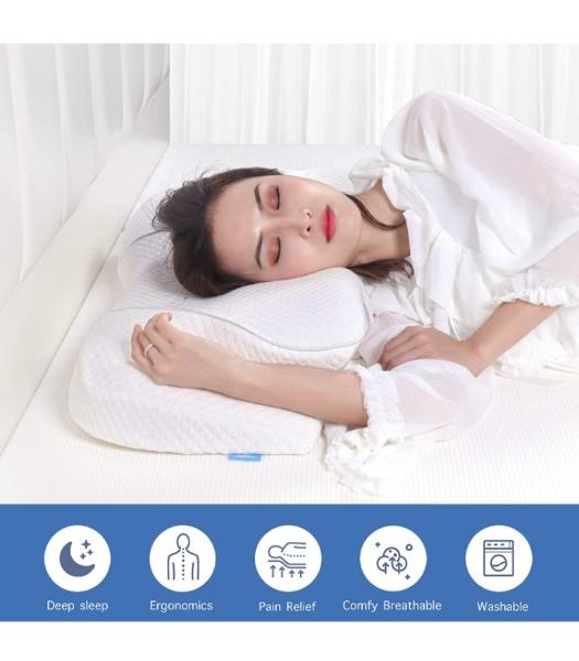 Almohada para dolor cuello cervical hombro ortopedica viscoelástica 