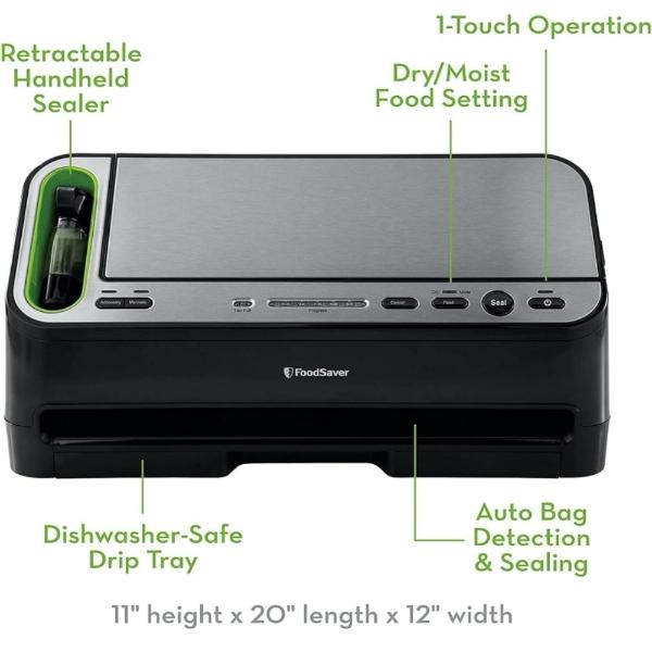 Máquina selladora al vacío foodsaver