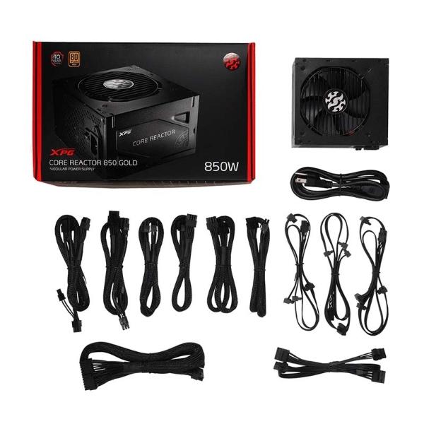 Fuente Adata XPG Core Reactor 750W GOLD FULL MOD COREREACTOR750G-BKCUS.