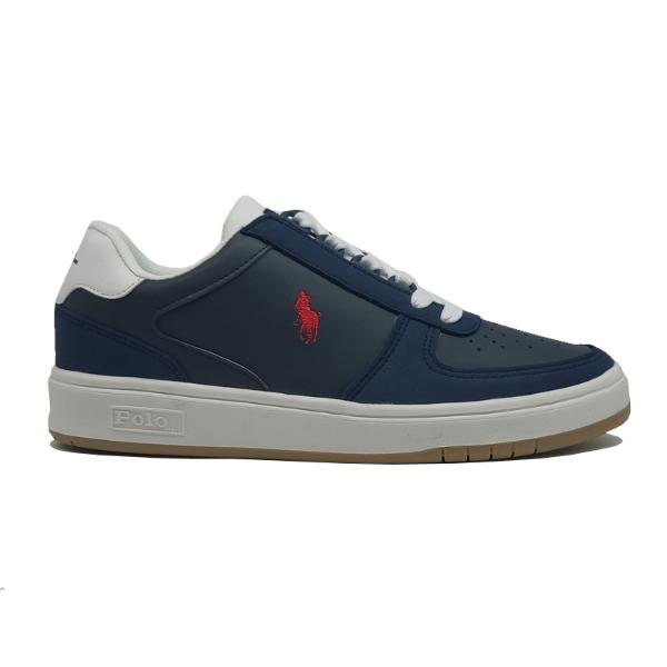 Tenis Polo Club 628 Azul Marino Blanco Hombre Caballero Casual Vestir 