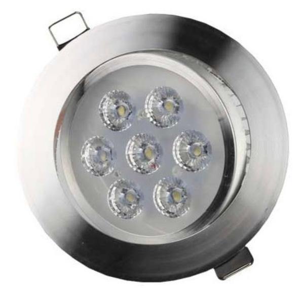 Luminaria Plafon Led 7w Spot Dirigible Empotrado Paquete 10 Piezas