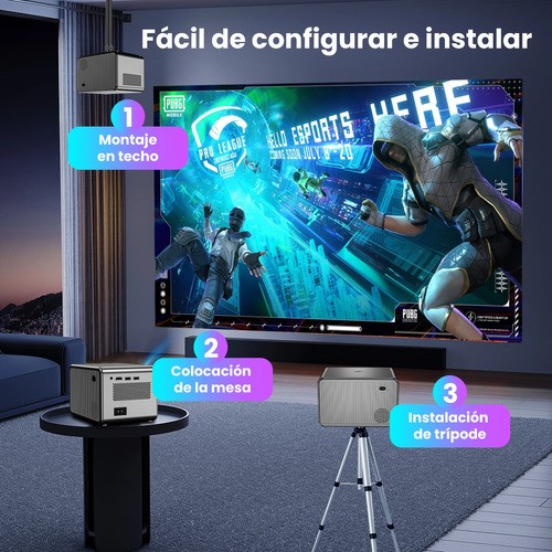 Proyector Portátil Profesional 4k Android Full Hd 5g Wifi