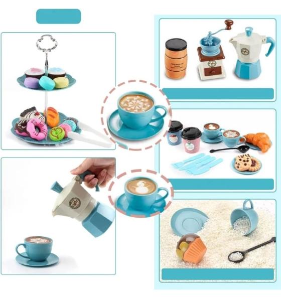 Juego de te infantil didáctico 38 pzas