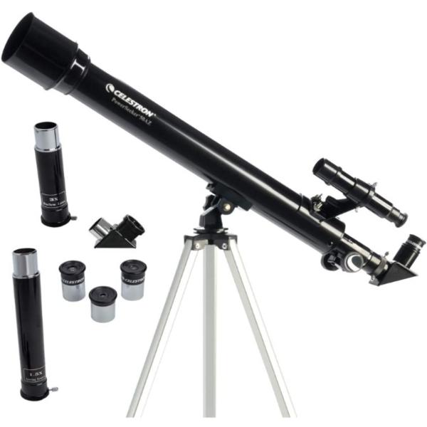 Telescopio refractor 50AZ múltiples accesorios 