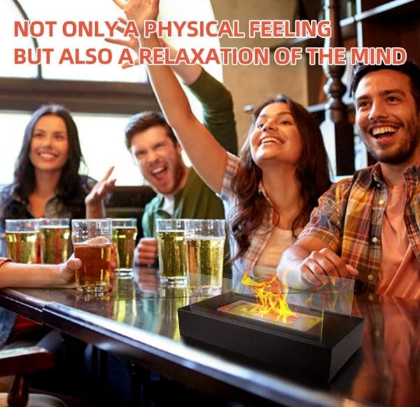 Chimenea portátil ecológica interior exterior bioetanol 