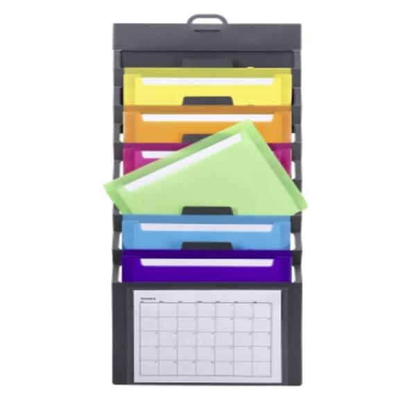 Organizador de papeles de pared en cascada