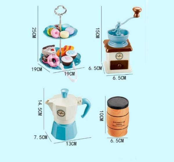 Juego de te infantil didáctico 38 pzas