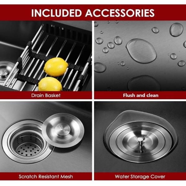 Fregadero de cocina hotel bar restaurante accesorios de lujo completo 