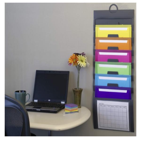 Organizador de papeles de pared en cascada