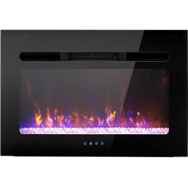 Chimenea electrica a empotrar diversos colores de flama