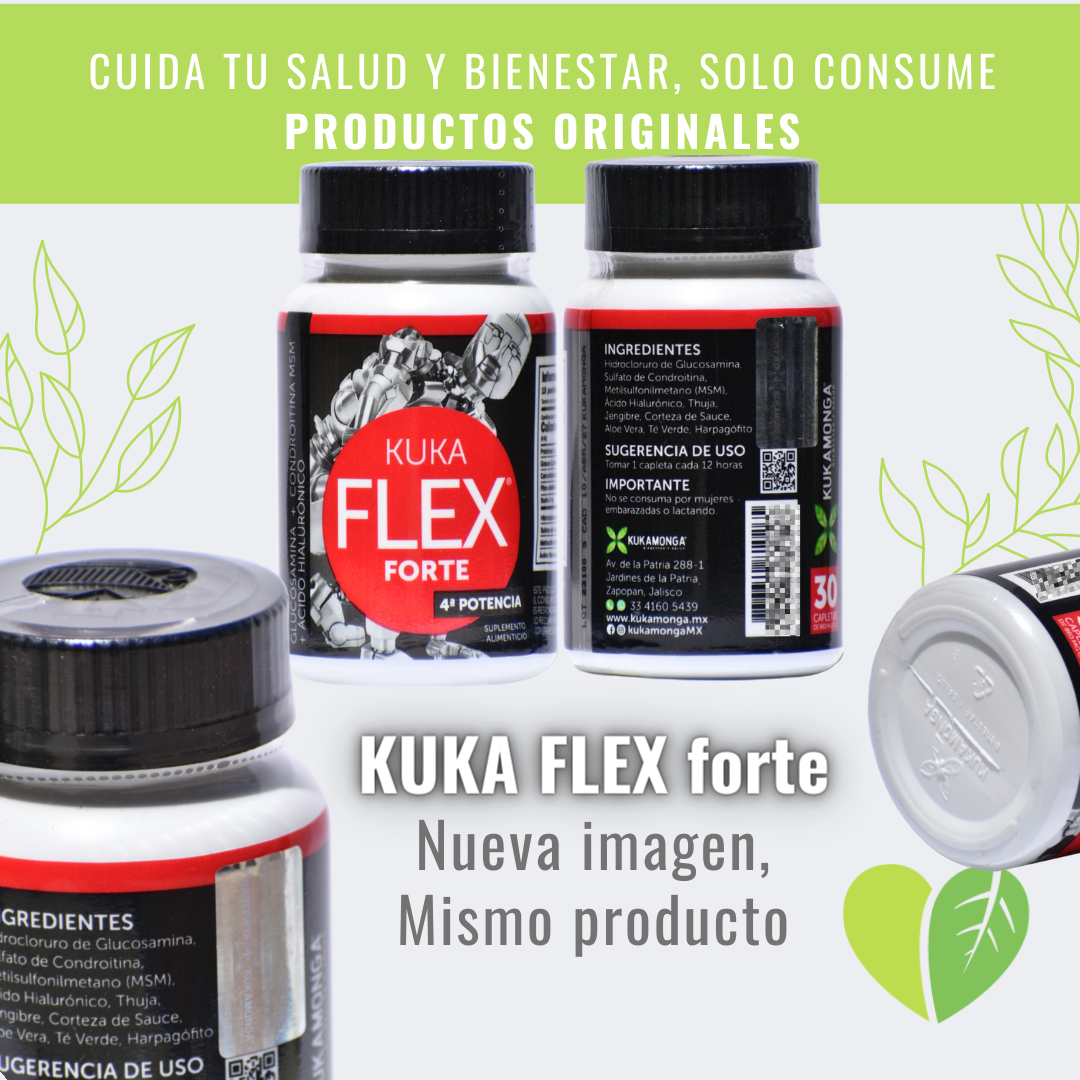 Kit De 5 Frascos De Kuka Flex Forte- 30 Tabs