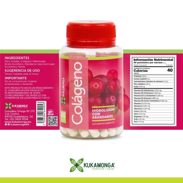 Colágeno Con Arándano - 60 Cápsulas