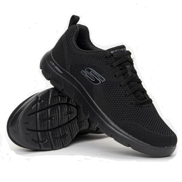 TENIS SKECHERS SUMMITS BRISBANE MEMORY FOAM NEGRO HOMBRE