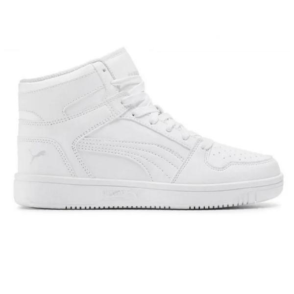Tenis Puma Rebound Layup SL Jr Blanco mujer.