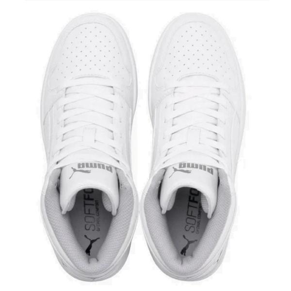 Tenis Puma Rebound Layup SL Jr Blanco mujer.