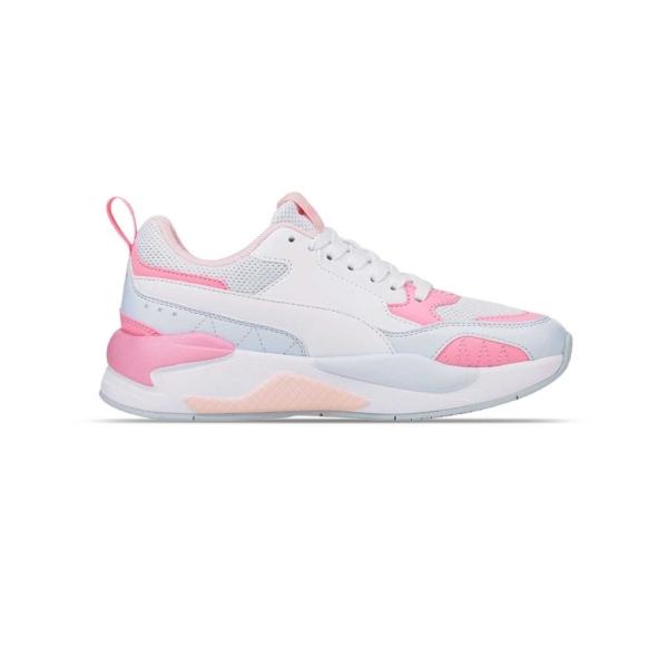 Tenis Puma X-Ray 2 Square Jr blanco/rosa mujer.