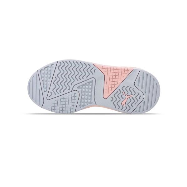 Tenis Puma X-Ray 2 Square Jr blanco/rosa mujer.