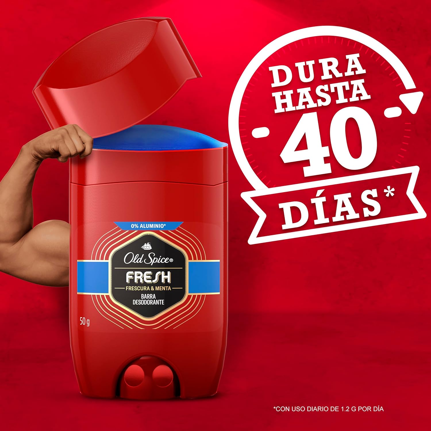 Desodorante En Barra Old Spice Fresh Paquete 5 Piezas
