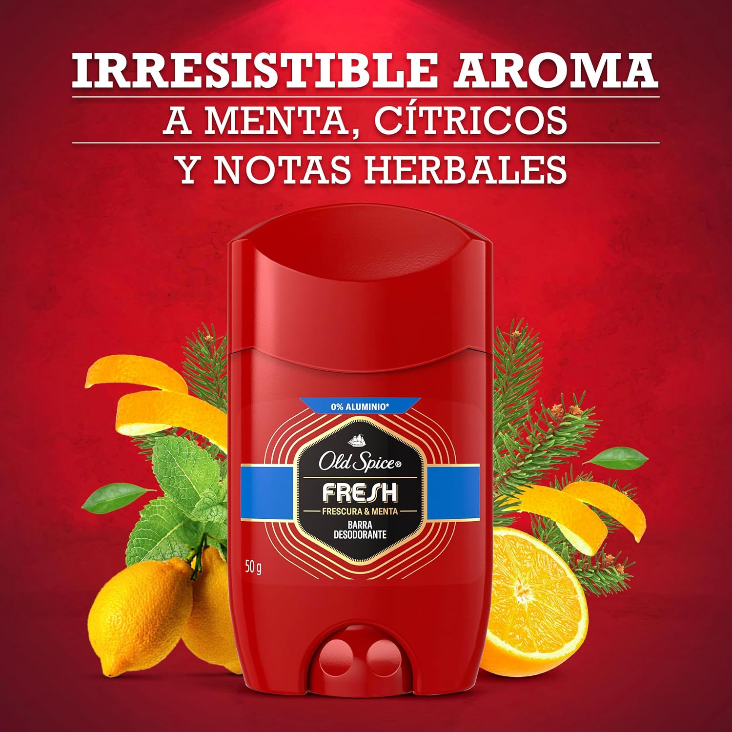 Desodorante En Barra Old Spice Fresh Paquete 5 Piezas