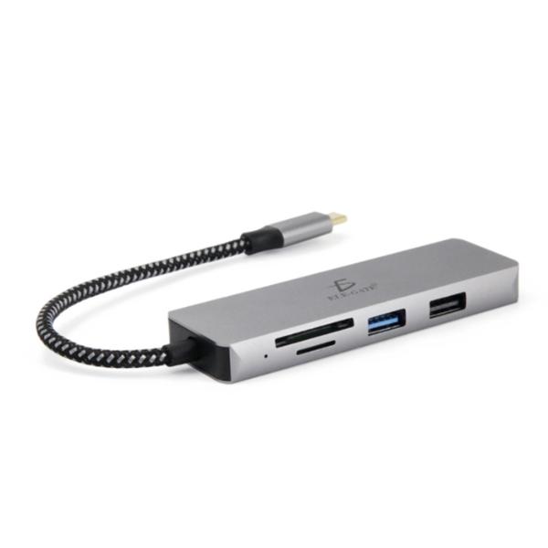 Hub Adaptador Hdmi 4k Usb 3.0 Sd Micro Sd Tipo C A Tipo C