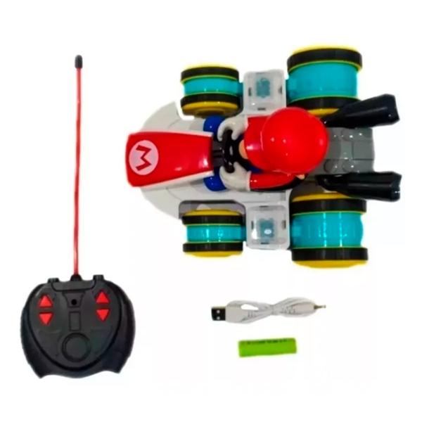 Carro de control remoto inspirado en Mario Kart 8 Mario