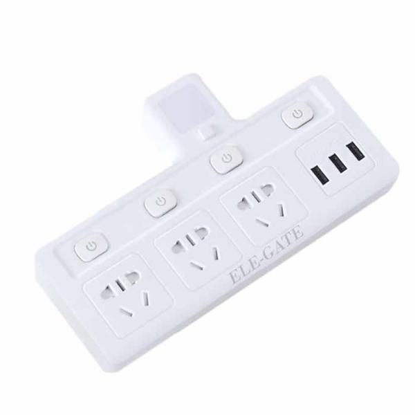 Multicontacto de Habitación Luz Nocturna Interruptor con puertos USB