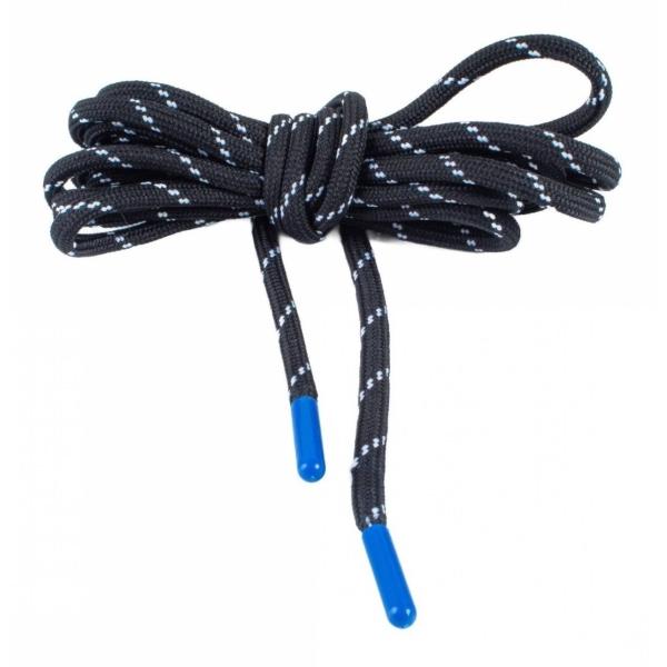 Cordón Redondo Para Ropa Largo: 120cm Color Negro Combinado