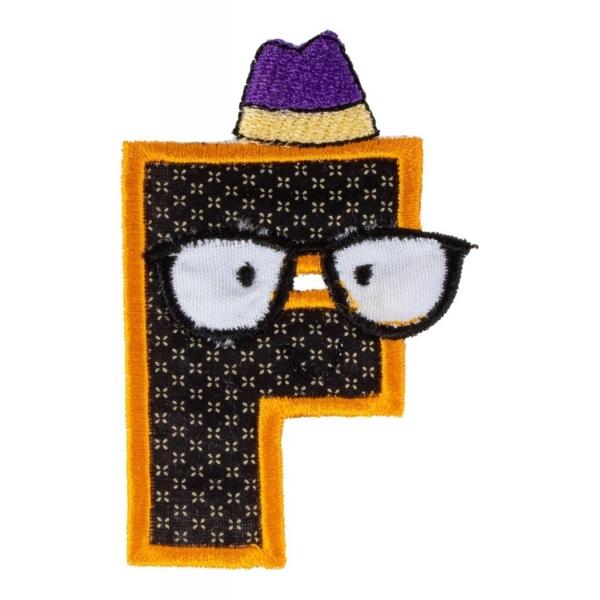 Parche Bordado Ropa Letras Hipster Alfabeto Termoadherible