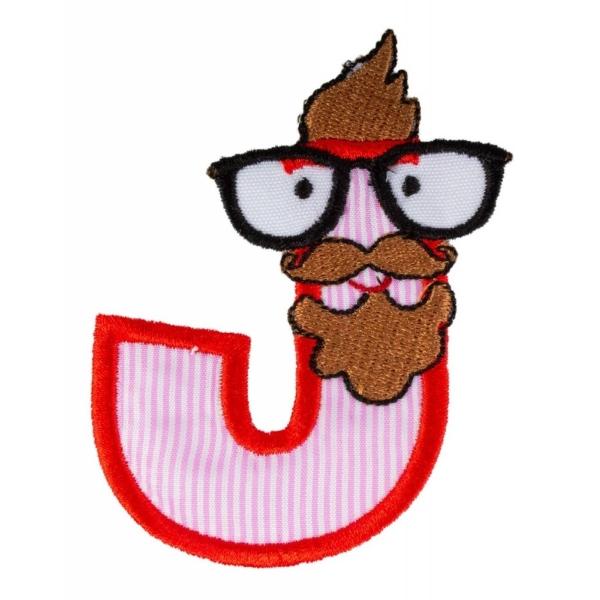 Parche Bordado Ropa Letras Hipster Alfabeto Termoadherible