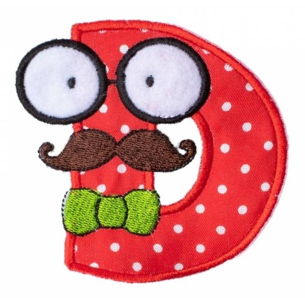 Parche Bordado Ropa Letras Hipster Alfabeto Termoadherible