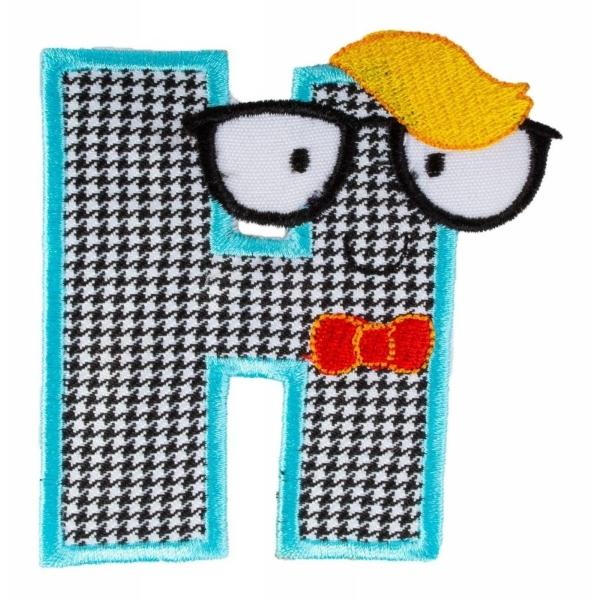 Parche Bordado Ropa Letras Hipster Alfabeto Termoadherible