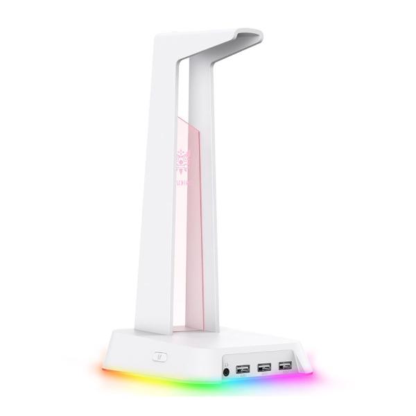 Soporte gamer para audífonos Gadgets&Fun RGB entrada 3.5 y 7.1