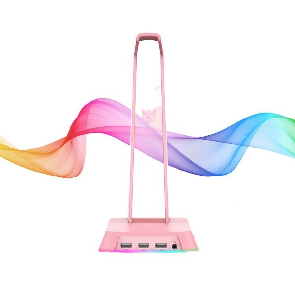 Soporte gamer para audífonos Gadgets&Fun RGB entrada 3.5 y 7.1