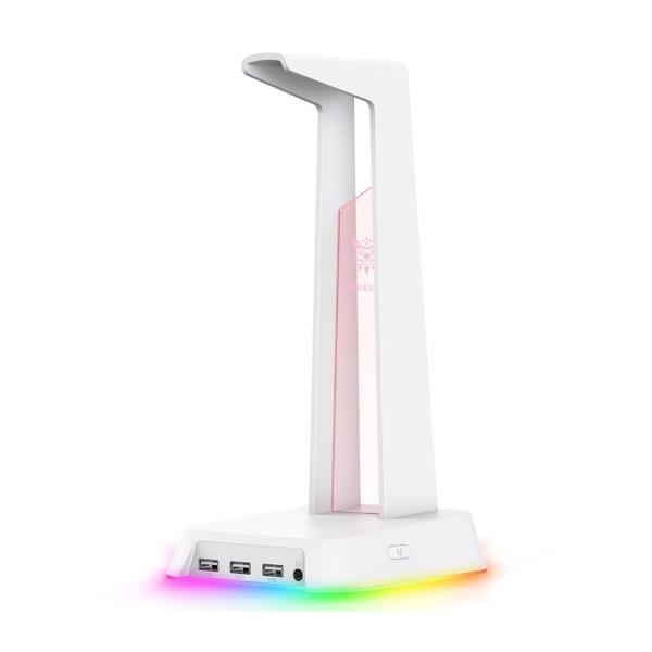 Soporte gamer para audífonos Gadgets&Fun RGB entrada 3.5 y 7.1