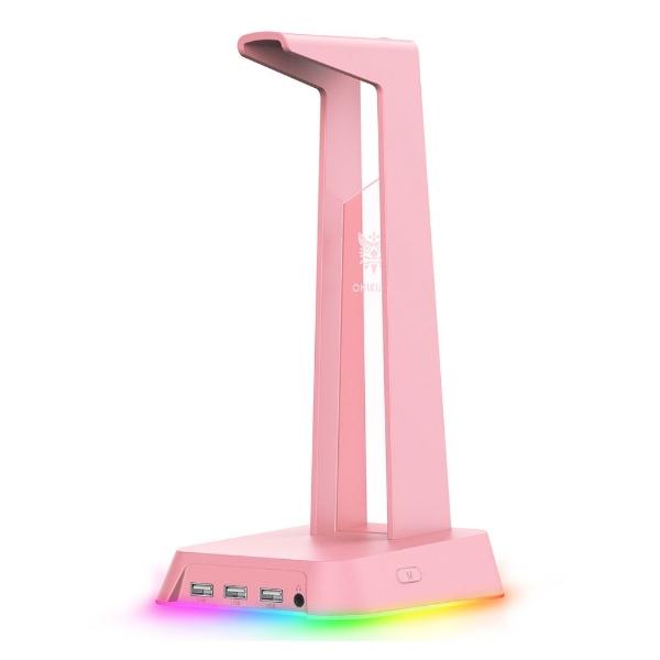 Soporte gamer para audífonos Gadgets&Fun RGB entrada 3.5 y 7.1