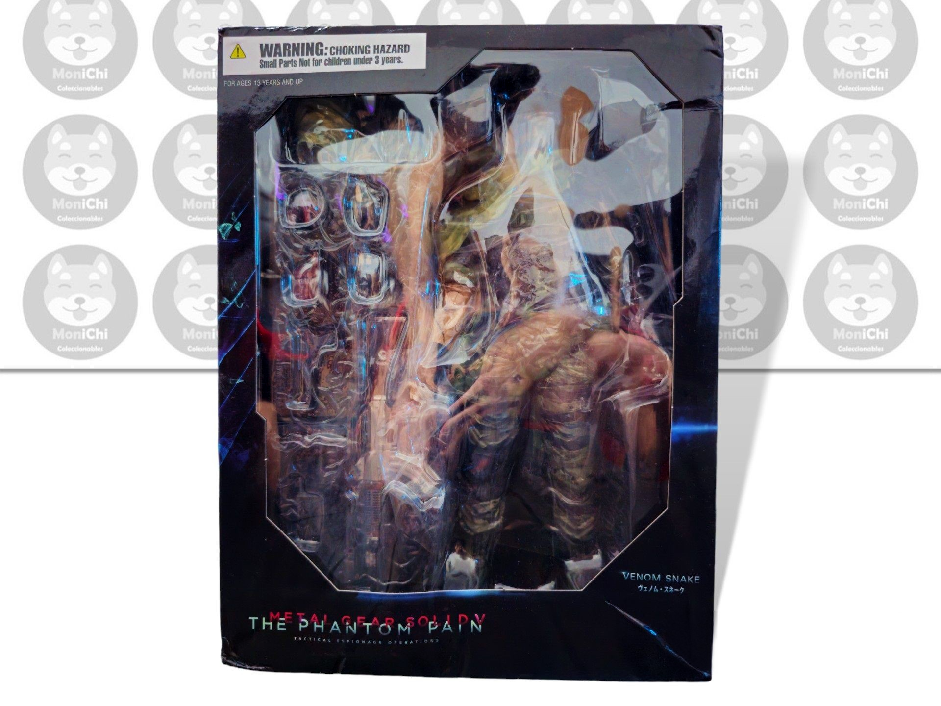 Venom Solid Snake Metal Gear Solid Play Arts Figura Juego