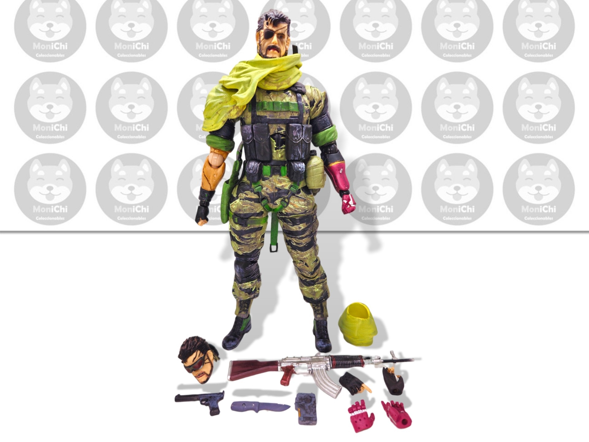 Venom Solid Snake Metal Gear Solid Play Arts Figura Juego