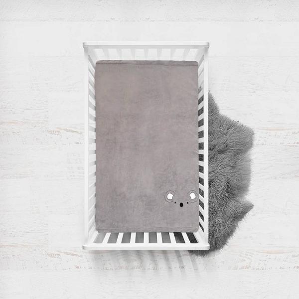 CHIQUI MUNDO Cobertor Bordado Cunero Baby koala