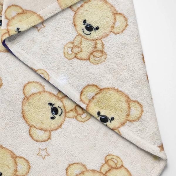 CHIQUI MUNDO Cobertor ligero Cunero Teddy bear.