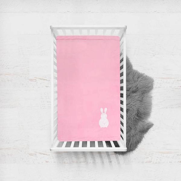 CHIQUI MUNDO Cobertor Bordado Viajero Conejita