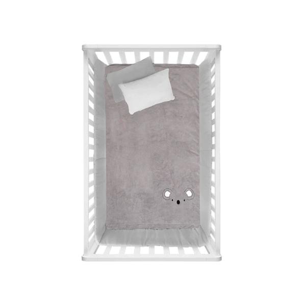 CHIQUI MUNDO Cobertor Bordado Cunero Baby koala