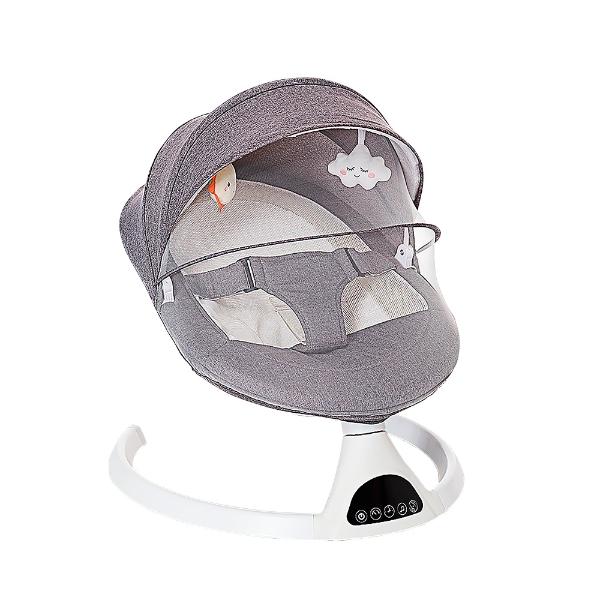 Silla Mecedora Para Bebé Gris