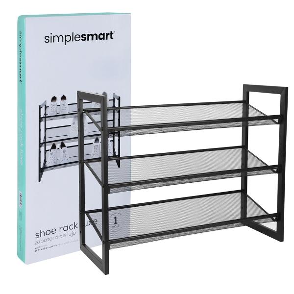 Zapatera De Metal 3 Niveles Organizador Estante Para Zapatos