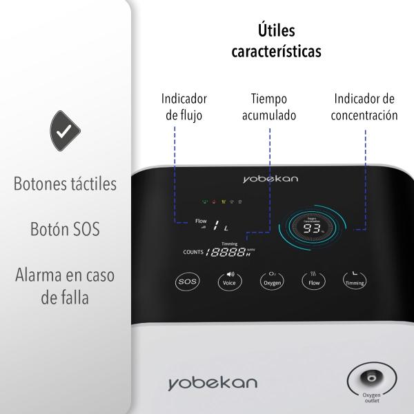 CONCENTRADOR DE OXIGENO DE USO DOMESTICO